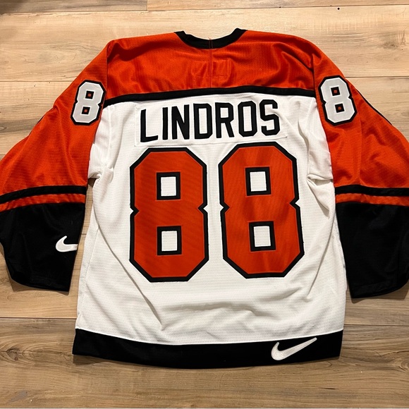 Eric Lindros Philadelphia Flyers Nike Hockey Jersey 48 (Men's Large) - Picture 5 of 6